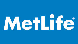The image features the logo of MetLife, a well-known financial services company.