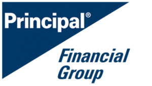 The image features a logo for the Principal Financial Group, which is a financial services company.